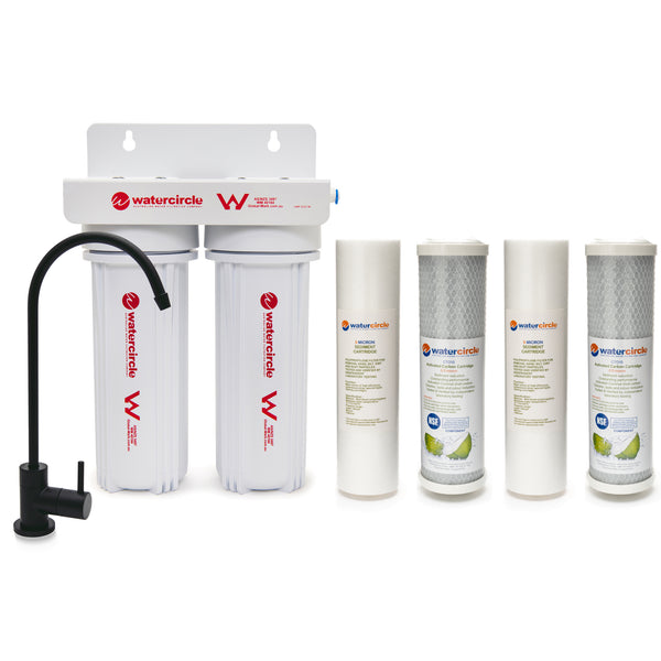 Complete set Twin Classic filter with MDL05 Tap (Matt Black)