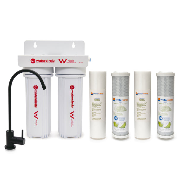 Complete set Twin Classic filter with MDL05 Tap (Matt Black)