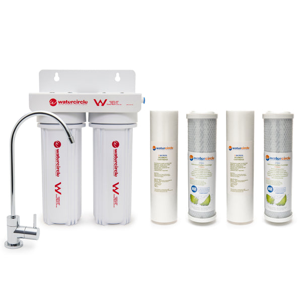 Complete set Twin Classic filter with MDL02 Tap (Chrome)