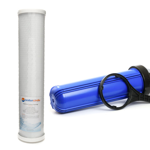 20" x 4.5" Carbon filter 5 micron for big blue housing