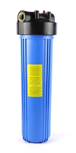 20" x 4.5" Single Big Blue Housing with pleated sediment filter
