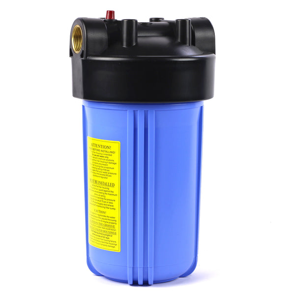 10" x 4.5" Single Big Blue Housing with pleated sediment filter