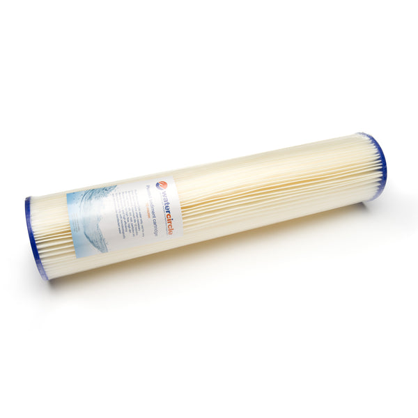 20" x 4.5" Pleated sediment filter 5, 10, 20 or 30 micron