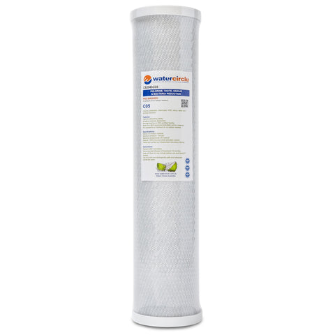 Watercircle 2045C05 20" x 4.5" 0.5 micron NSF approved carbon filter (Chlorine)