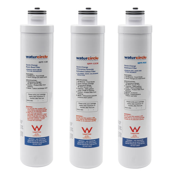 Replacement cartridge SET for QPP-3 (QPP-P05 + QPP-13CM + QPP-13R) cartridge only