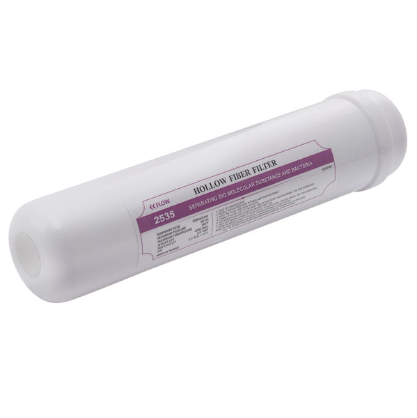 12" Anti-Bacterial In-Line Sediment Filter with garden hose quick connectors