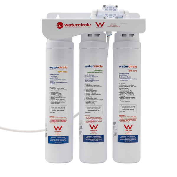Watercircle 5 Stage with Alkaliser Watermark Australian Standard Approved Reverse Osmosis (RO) system