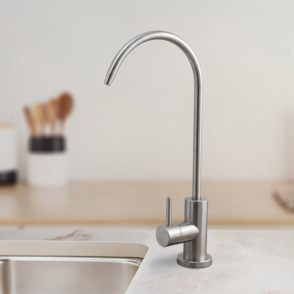 Watercircle Stainless Steel water filter faucet for RO/water filter sy ...