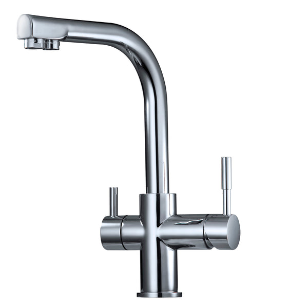 3 way water filter faucet / kitchen mixer tap hot cold and filtered water