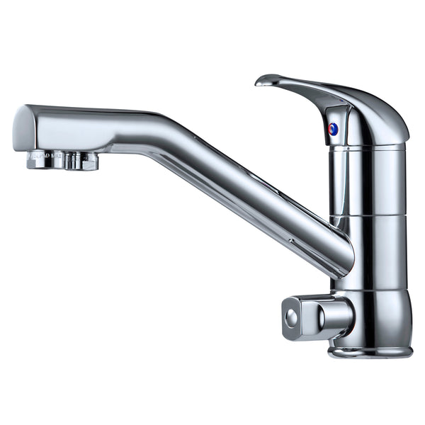 3 way water filter faucet / kitchen mixer tap hot cold and filtered water