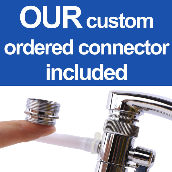 Twin Bench top / Counter top water filter system complete set with 0.5 micron cartridges