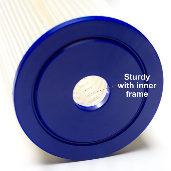 10" x 4.5" 5 micron NSF Carbon + Sediment (Pleated) filter for big blue housing