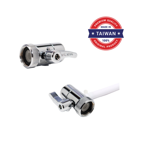 Twin Bench top / Counter top water filter system complete set with 0.5 micron cartridges