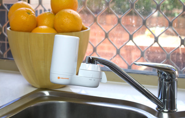 On Tap 2 stages water filter system complete set CERAMIC with Carbon 0.5 micron white housing