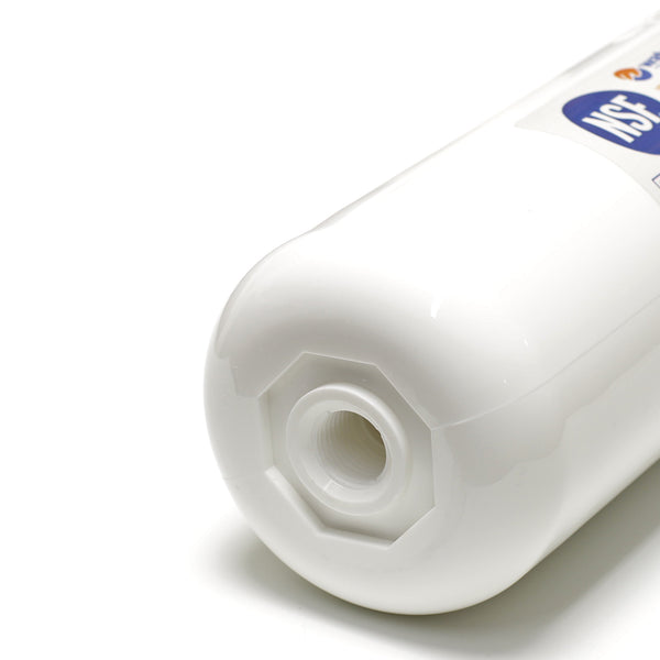 12" Anti-Bacterial In-Line Sediment Filter with garden hose quick connectors