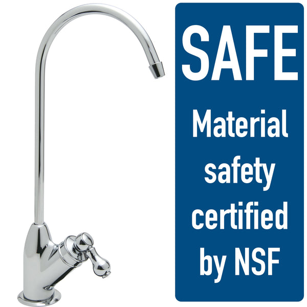 Watercircle water filter faucet for RO/water filter system Chrome MDL08