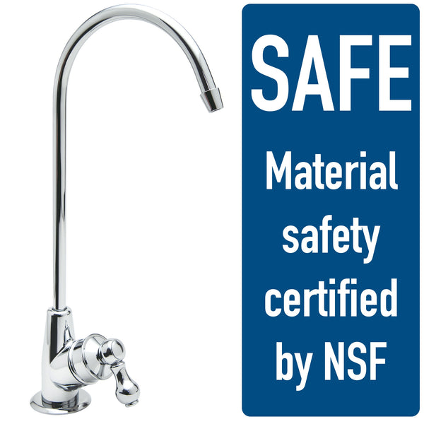 Watercircle water filter faucet for RO/water filter system Chrome MDL13