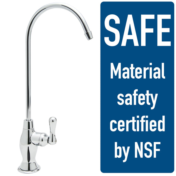 Watercircle water filter faucet for RO/water filter system Chrome MDL6