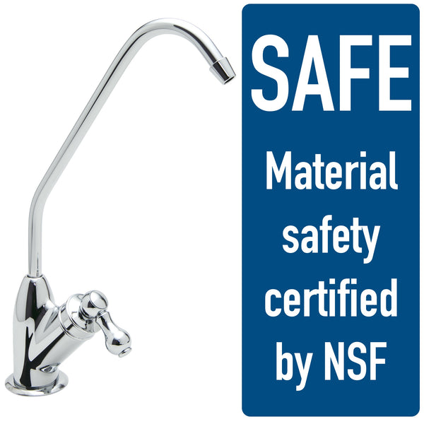 Watercircle water filter faucet for RO/water filter system Chrome MDL9