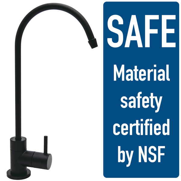 Watercircle water filter faucet for RO/water filter system matt black MDL5