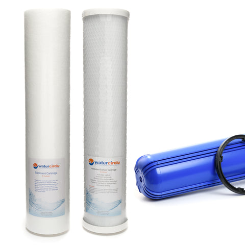 20" x 4.5" Carbon + Sediment (Polypropylene) filter for big blue housing