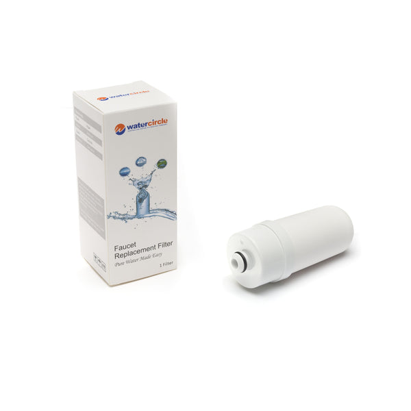 On Tap Benchtop 2 stages water filter system complete set CERAMIC with Carbon 0.5 micron clear housing