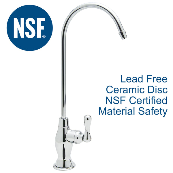 Watercircle water filter faucet for RO/water filter system Chrome MDL6