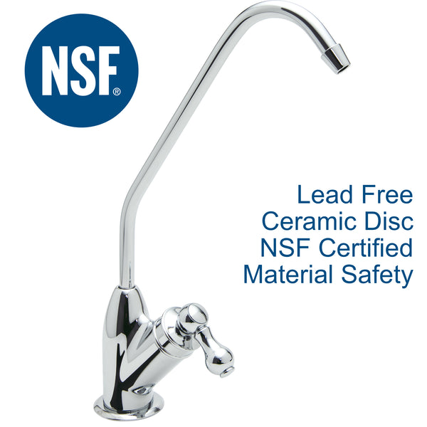 Watercircle water filter faucet for RO/water filter system Chrome MDL9