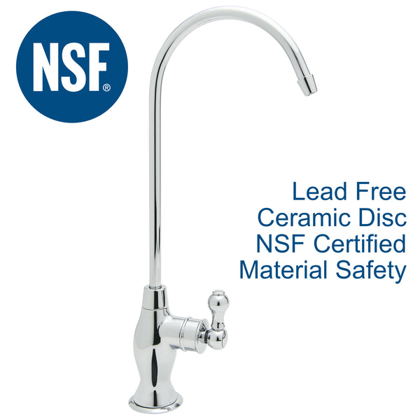 Watercircle water filter faucet for RO/water filter system Chrome MDL7