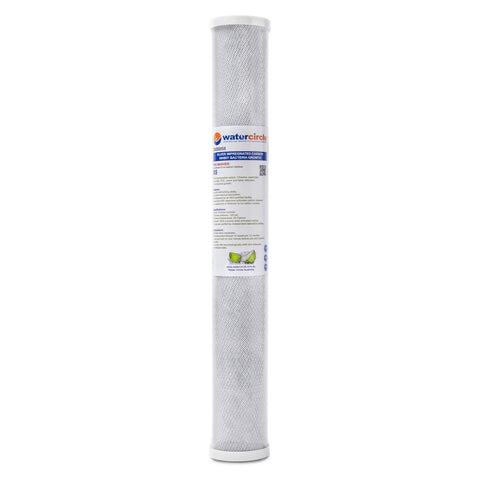 Watercircle 1025S5 20" x 2.5" 5 micron Silver impregnated water filter cartridge