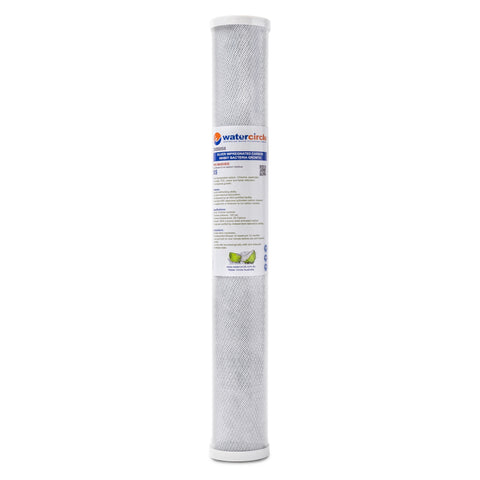 Watercircle 1025S5 20" x 2.5" 5 micron Silver impregnated water filter cartridge