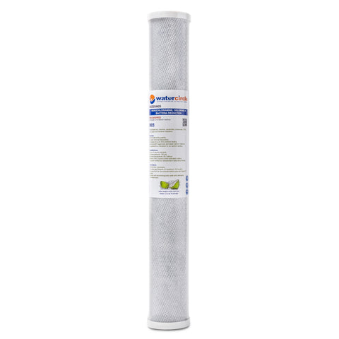 Watercircle 2025M05 20" x 2.5" 0.5 micron (Chloramine & Chlorine)reduction filter