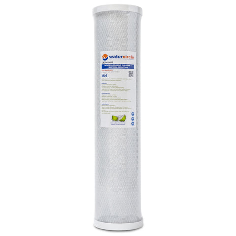 Watercircle 2045M05 20" x 4.5" 0.5 micron (Chloramine & Chlorine) reduction filter