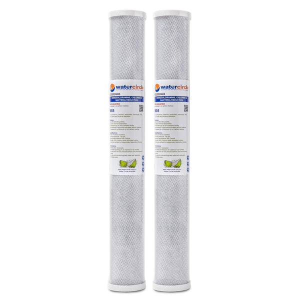 Watercircle 2025M05 20" x 2.5" 0.5 micron (Chloramine & Chlorine)reduction filter
