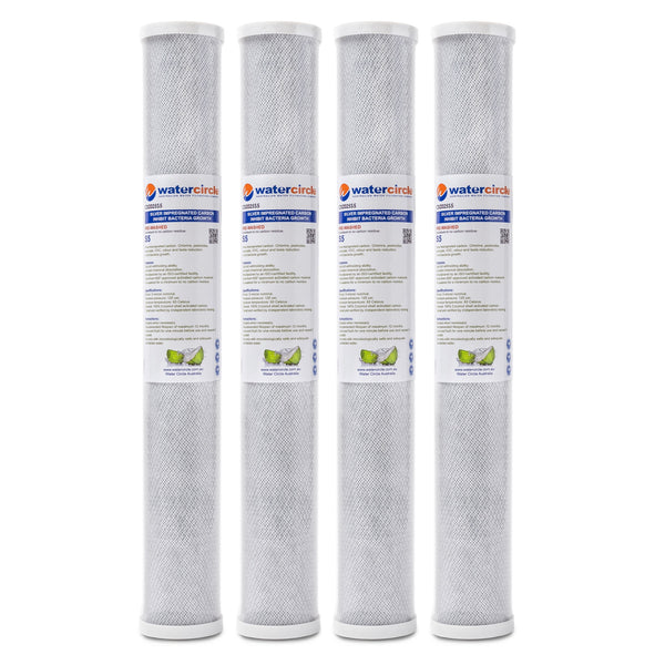 Watercircle 1025S5 20" x 2.5" 5 micron Silver impregnated water filter cartridge